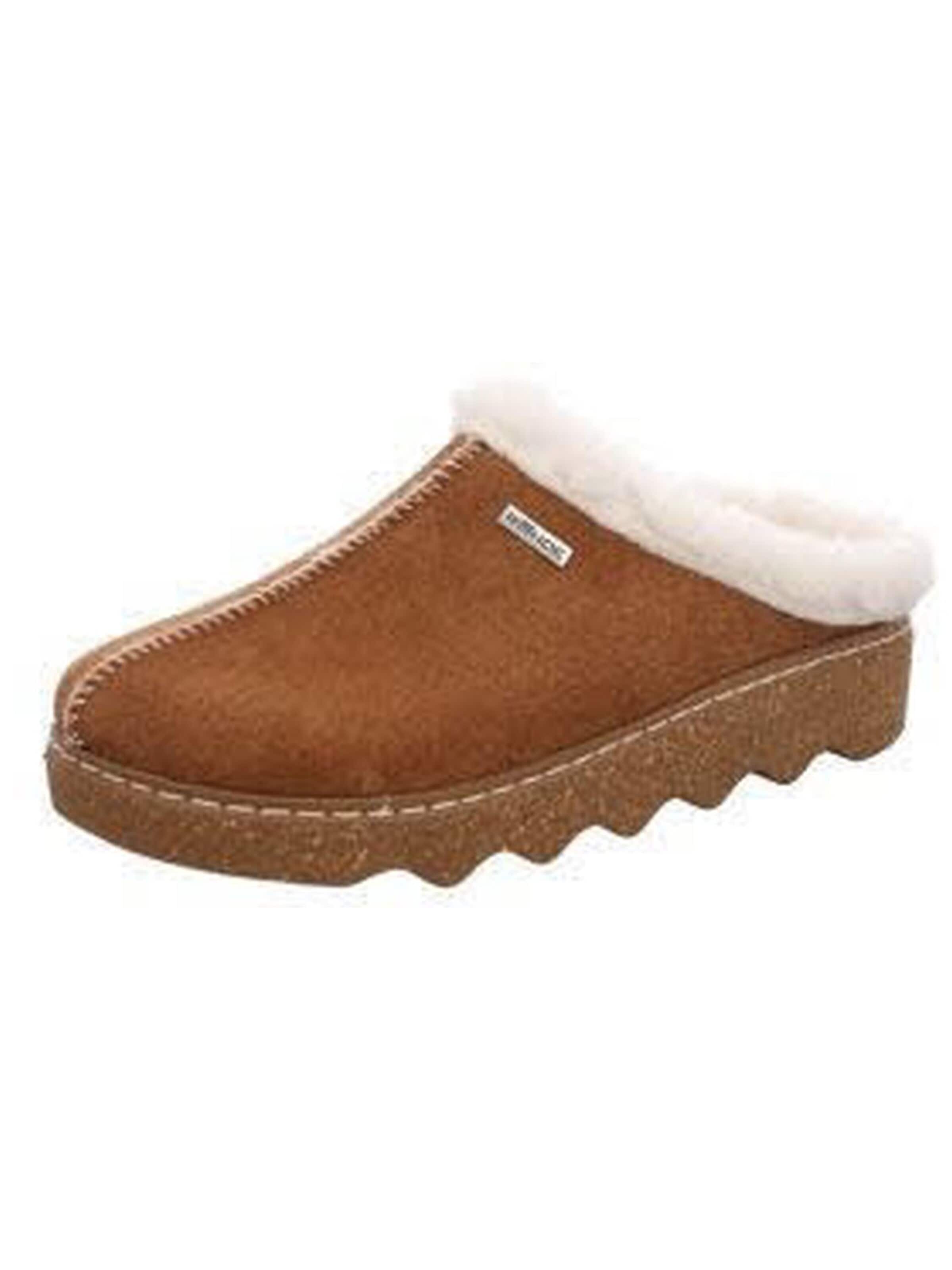 ROHDE - Zapatillas de casa 'Hausschuh Damen 6125 76 Echtleder in braun' en marrón: frente