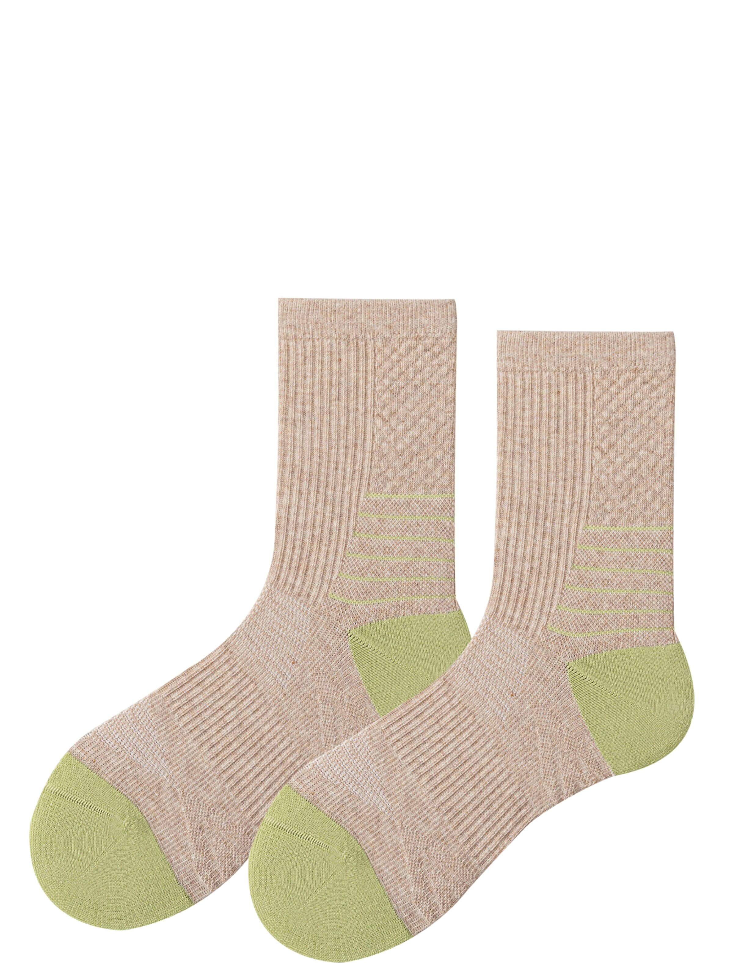 Millo Athletic Socks 'Sport Vibe' in Beige: front