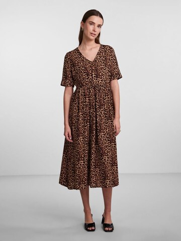 PIECES Dress 'PCNYA ' in Brown