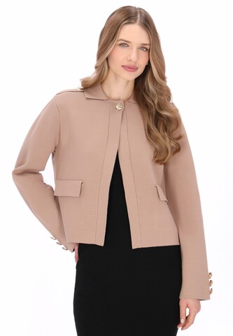 Cardigan 'Classic' DreiMaster Klassik en gris : devant