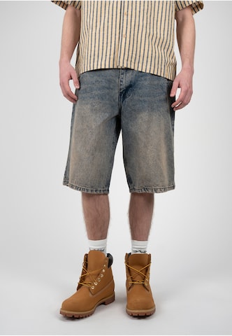 Baggy Jean Prohibited en bleu : devant
