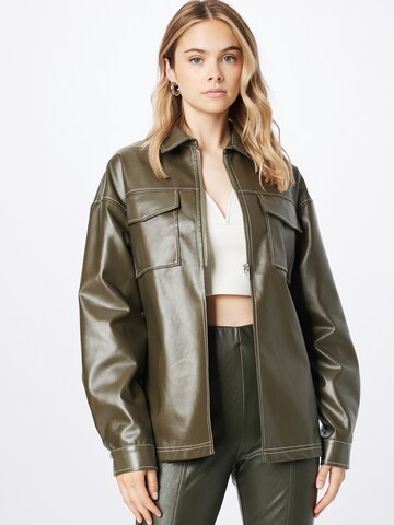 Misspap Between-season jacket in Green: front