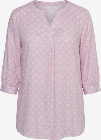 Ulla Popken Tunic in Pink: front