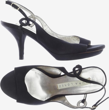 PURA LOPEZ Sandals & High-Heeled Sandals in 35 in Black: front