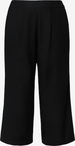 Wide Leg Pantalon QS en noir : devant