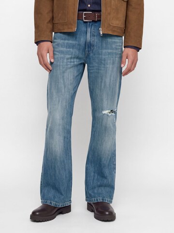 JACK & JONES Loosefit Jeans 'JJIToby JJCrew' in Blauw: voorkant