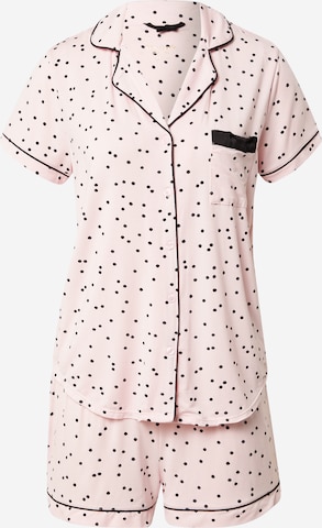 Pijama de la Kate Spade pe roz: față
