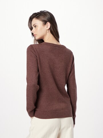 VILA Sweater 'Ril' in Brown