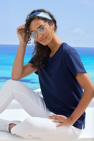 T-shirt BEACH TIME en bleu