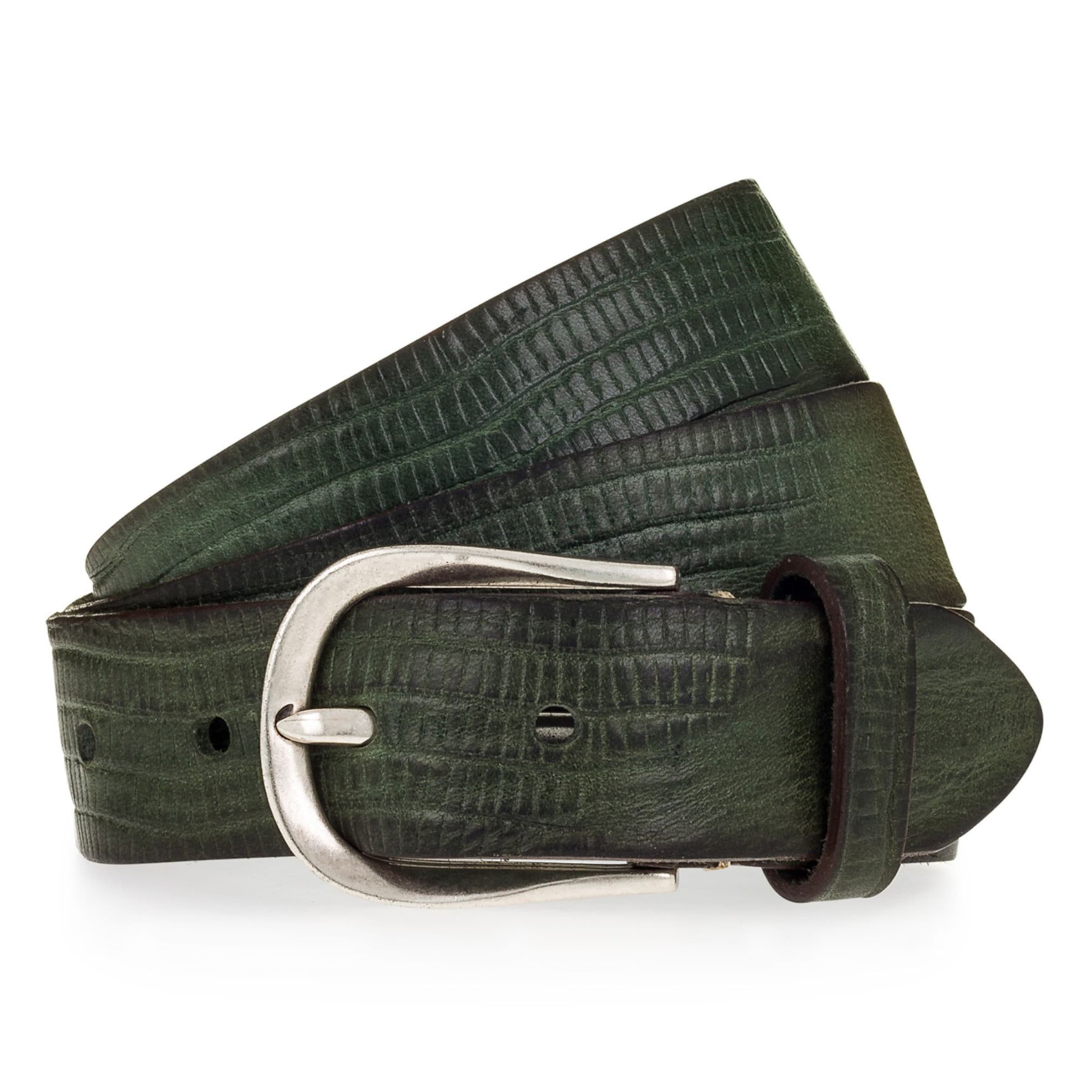 Cintura di B.BELT in verde: frontale