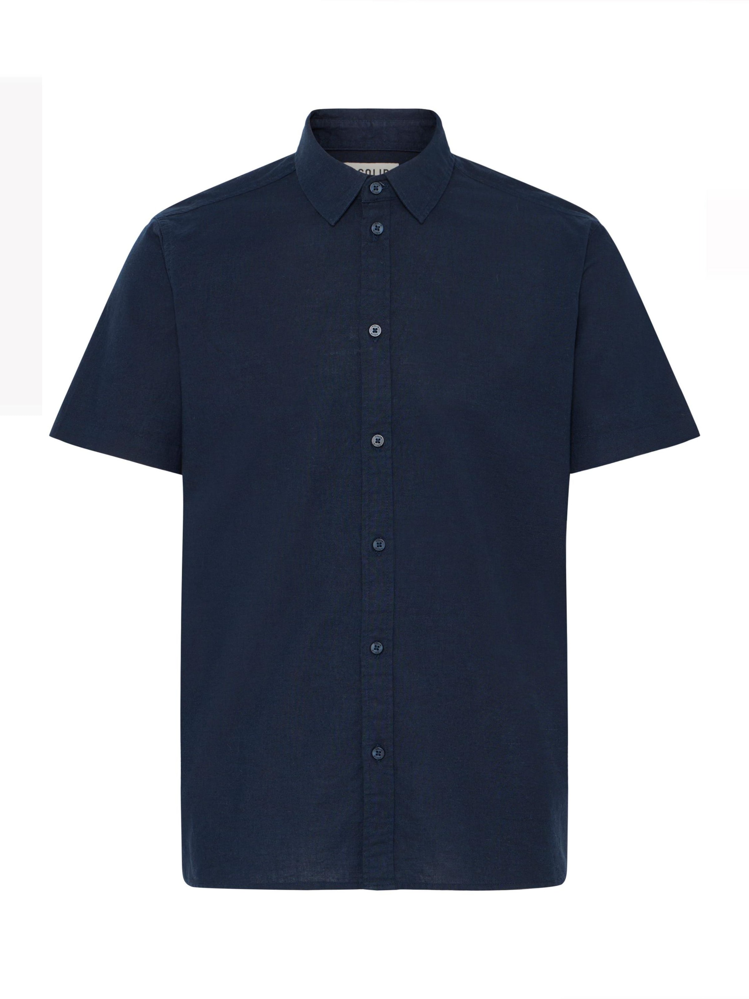 Camicia 'SDLitje' di !Solid in blu: frontale