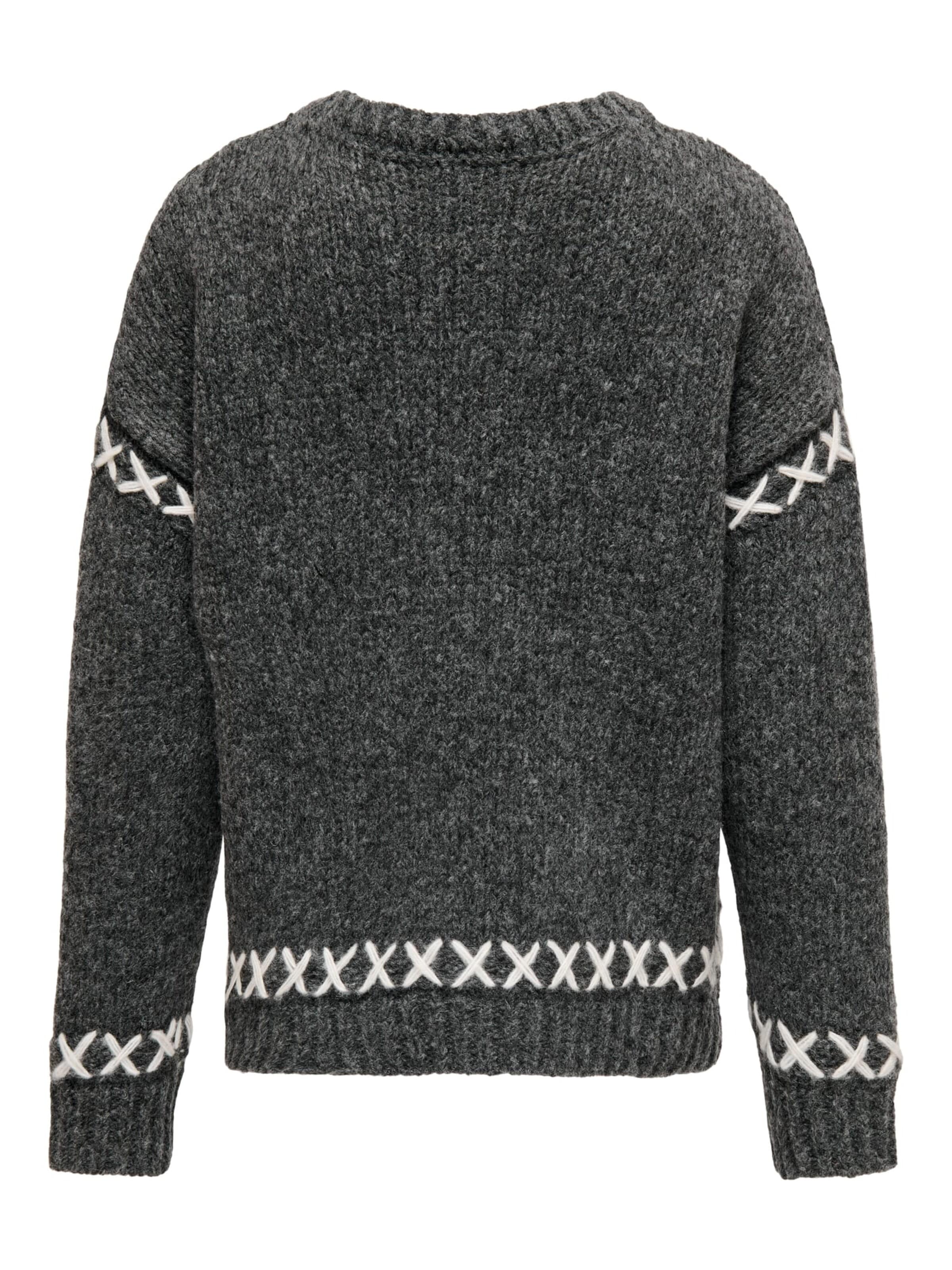 ONLY Sweater 'amanda' in Grey