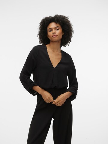 VERO MODA Bluse 'Kas' in Schwarz: Vorderseite