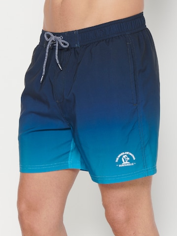 KOROSHI Badeshorts in Blau