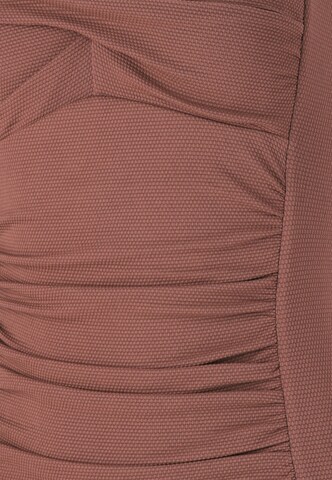 NOU Triangel Badeanzug 'Nicola V2' in Braun