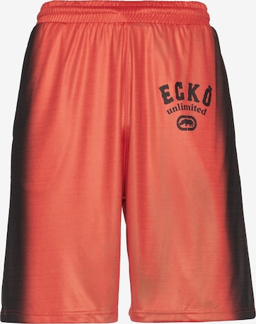 Pantalon Ecko Unlimited en rouge : devant