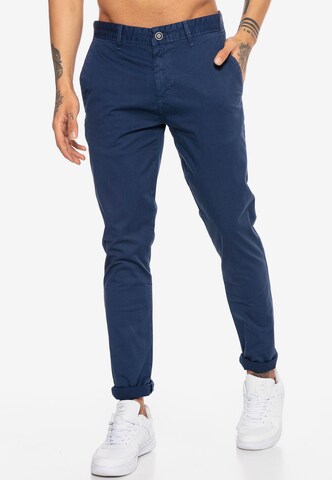 Redbridge Regular Chino Pants 'Luton' in Blue: front