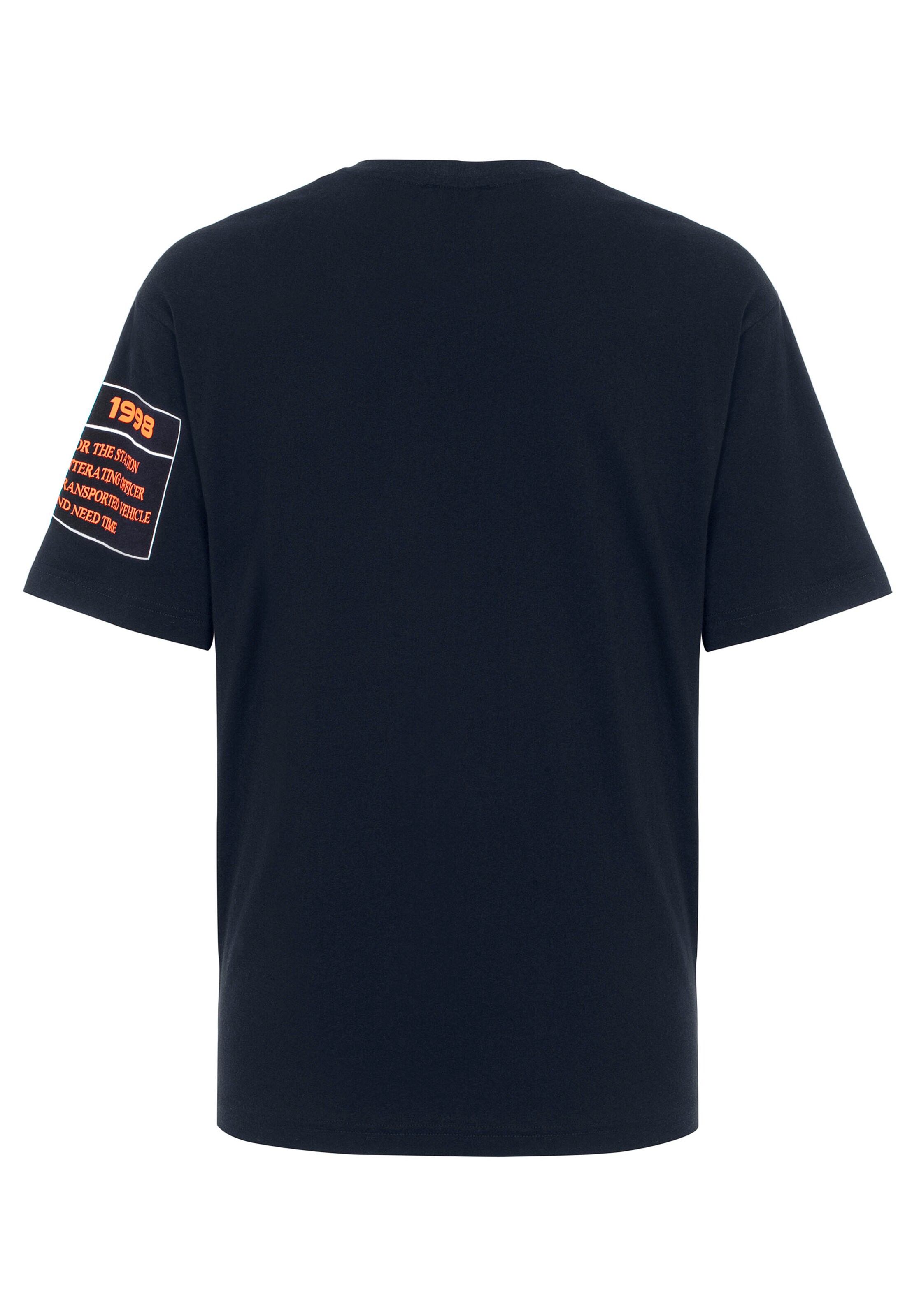 Männer Shirts Redbridge T-Shirt 'McAllen' in Navy - VB32094