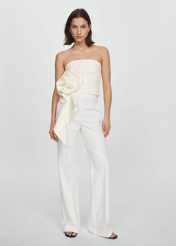 MANGO Top 'Napoli' in White