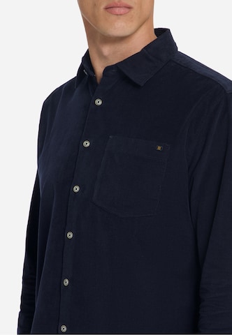 Regular fit Camicia di No Excess in blu