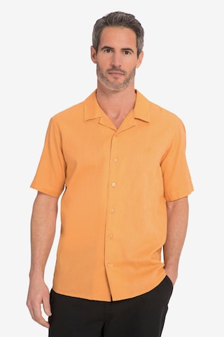 JP1880 Comfort fit Button Up Shirt in Orange: front