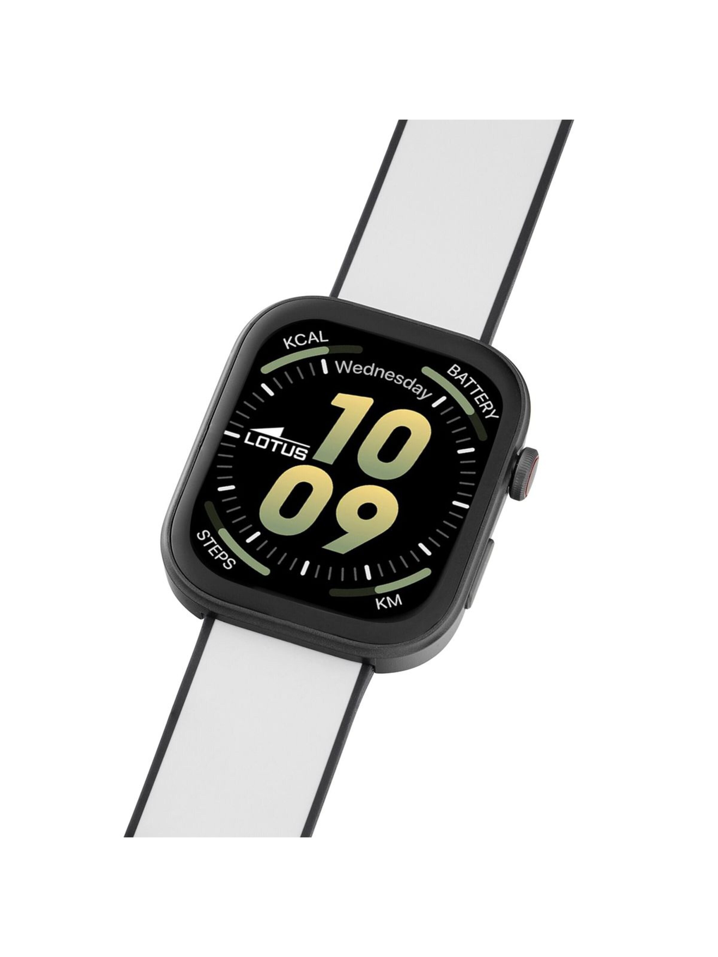 Montre digitale 'Lotus - Smartwatch Smartime Audaz XL - Quartz watch movement - Watch case width: 46.73 mm' Lotus en blanc