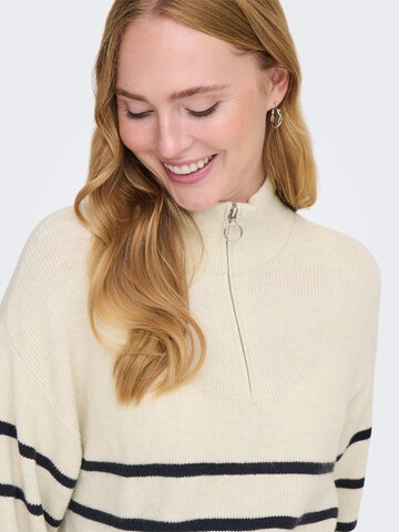 Only Maternity Sweater 'OLMIibi' in Beige