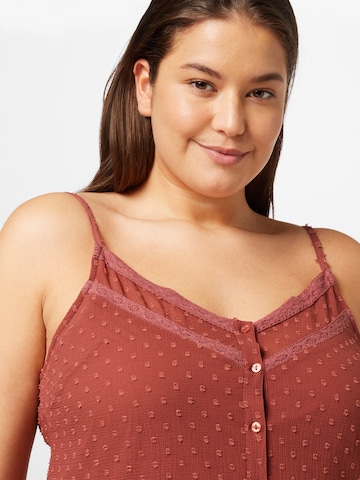 ABOUT YOU Curvy Top 'Tania' in Rood