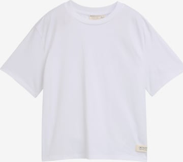 TOM TAILOR DENIM T-Shirt in Weiß: Vorderseite