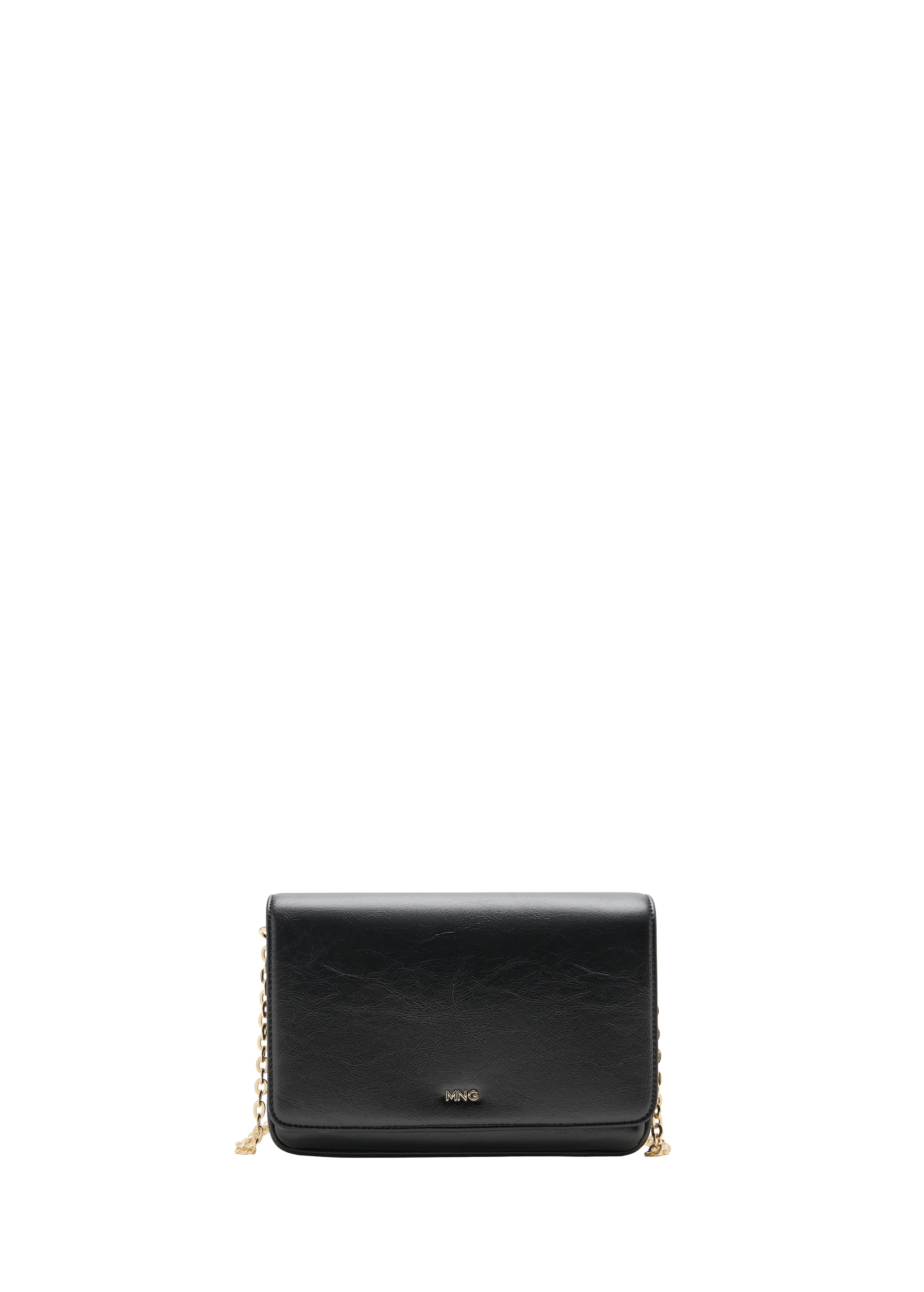 MANGO Crossbody bag 'CORINA3' in Black: front