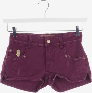 John Galliano Shorts in XS in Purple: front