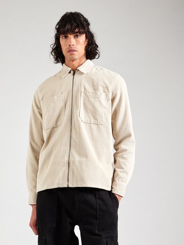 Only & Sons Comfort fit Overhemd 'ONSAlp' in Grijs: voorkant