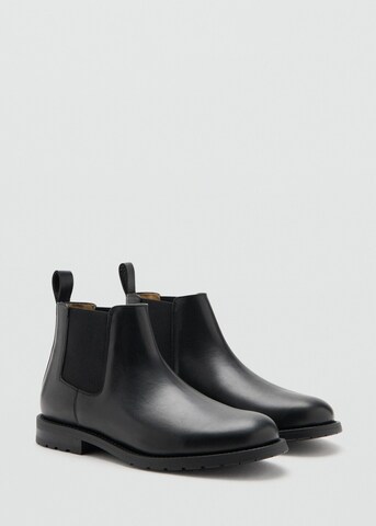 MANGO MAN Chelsea Boots in Black