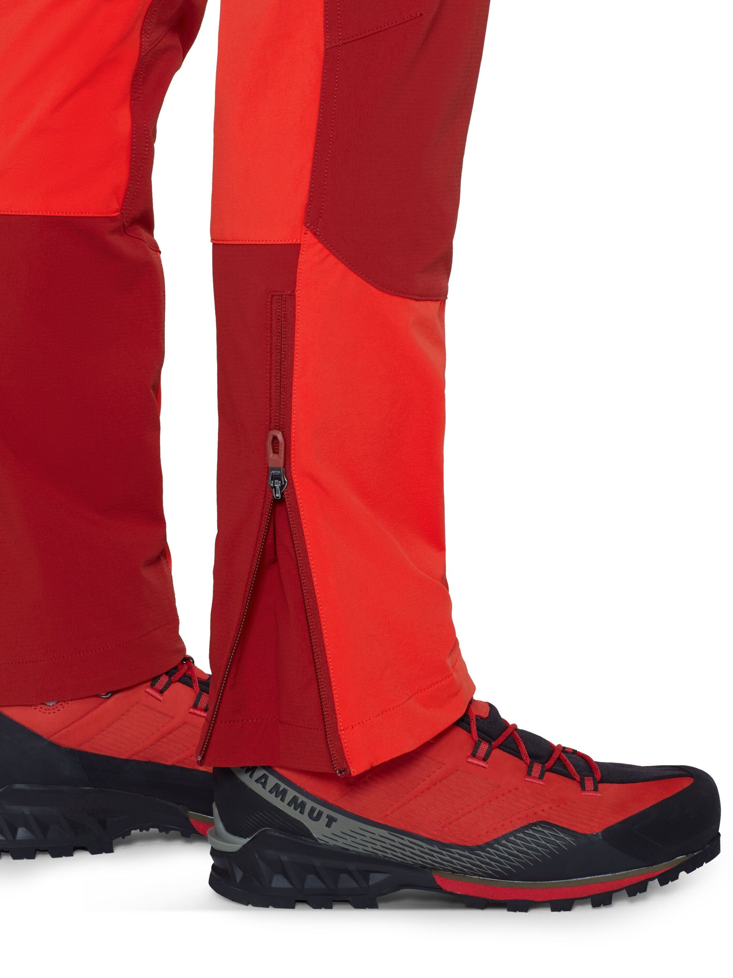 MAMMUT Regular Outdoor Pants in Red
