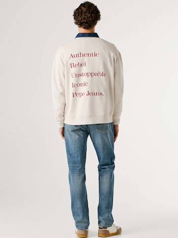 Sweat-shirt 'GARRET' Pepe Jeans en blanc