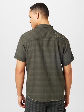 CAMP DAVID Regular fit Button Up Shirt in Green