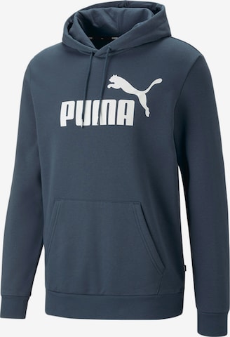 PUMA Athletic Sweatshirt in Blue: front