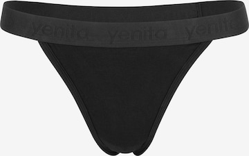 String di Yenita in nero: frontale