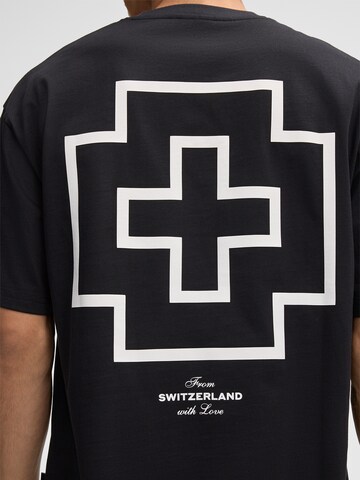 STRELLSON T-Shirt 'Rosso' in Schwarz