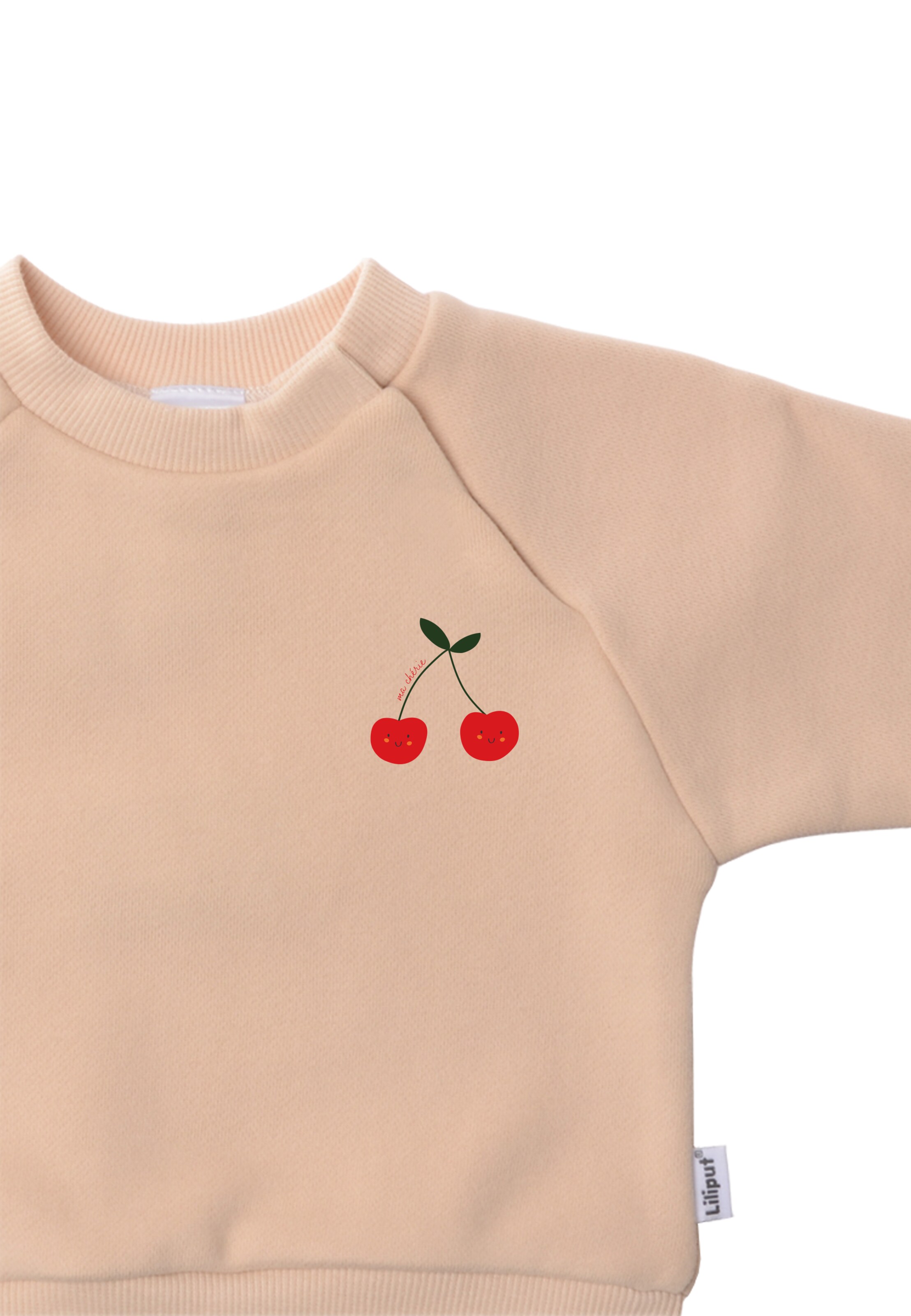 LILIPUT Sweatshirt 'Kirsche' in Beige