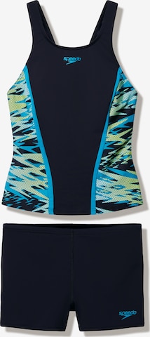 SPEEDO Bustier Sporttankini in Blau: Vorderseite