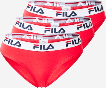 Slip FILA en rouge : devant