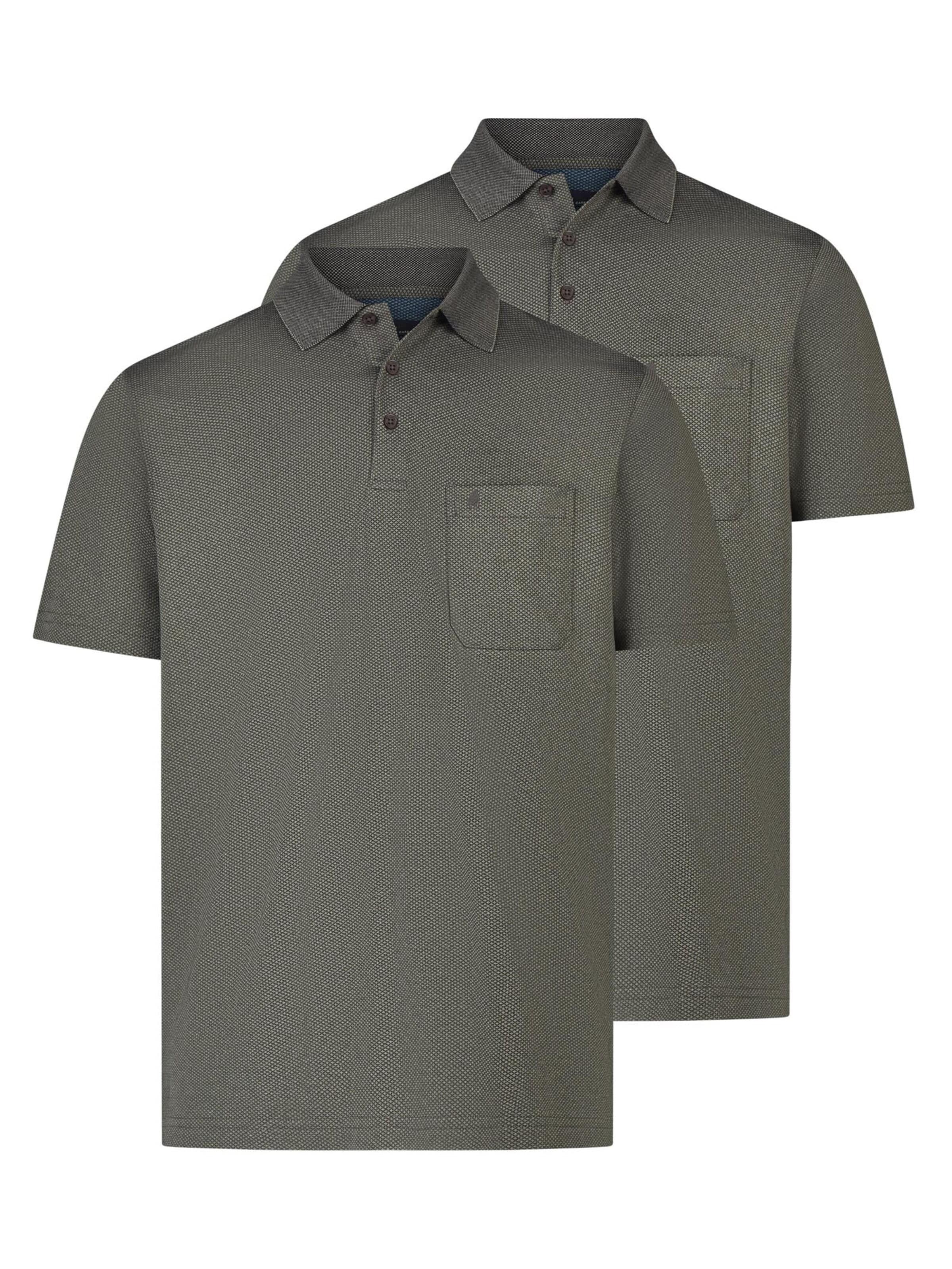 Ragman Shirt 'Basic' in Grey: front
