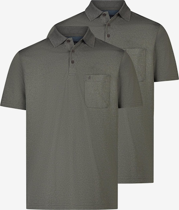 Ragman Shirt 'Basic' in Grey: front