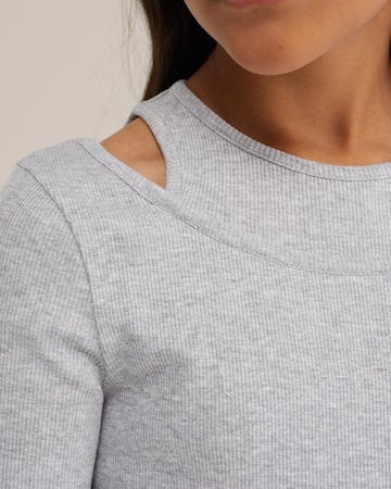 WE Fashion - Camiseta en gris