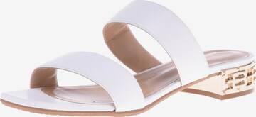 Baldinini Mules in White: front