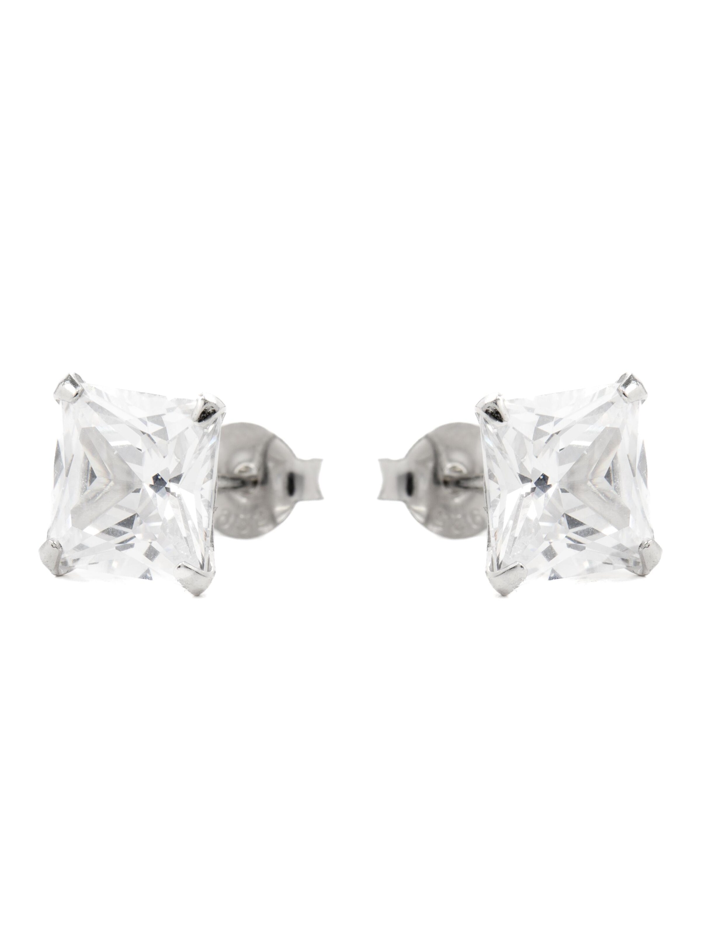 Luxenter Øreringe 'Essential' i hvid: forside