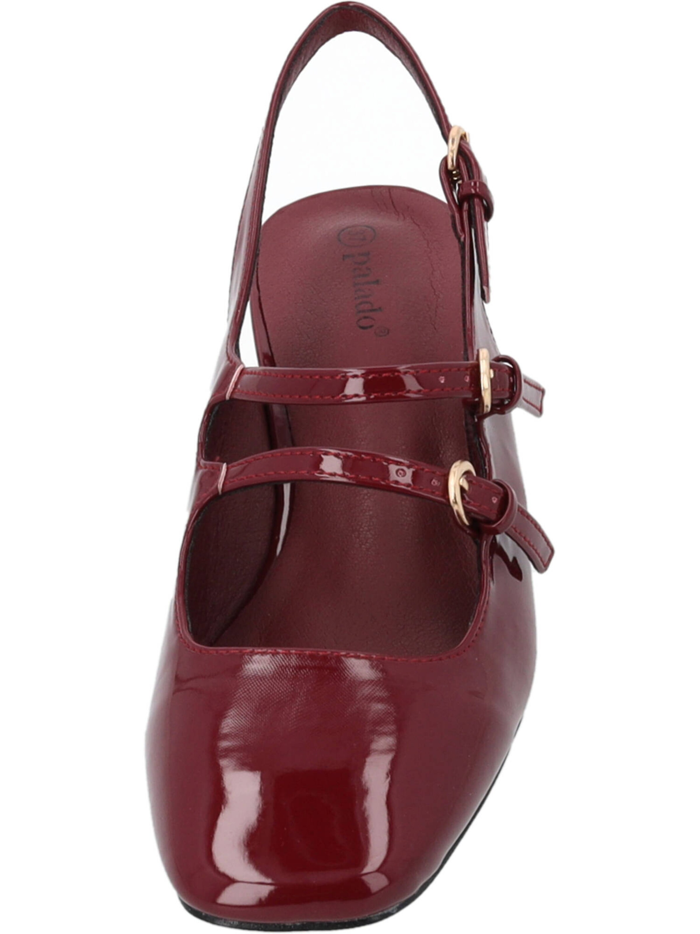 Escarpins à bride arrière 'Guhala' Palado en rouge