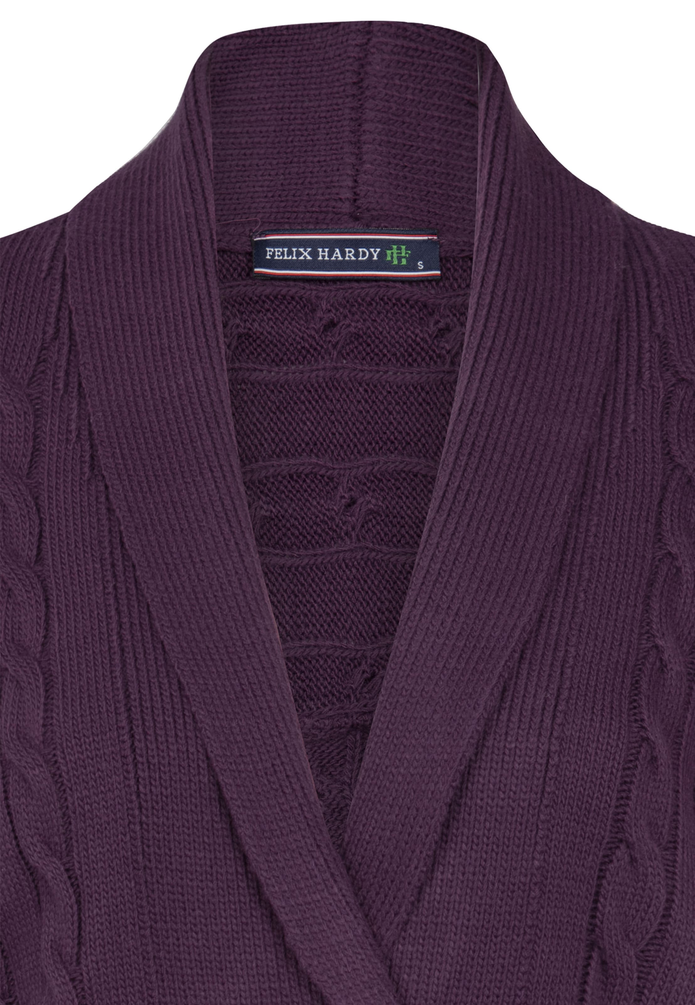 Felix Hardy Knit cardigan in Purple
