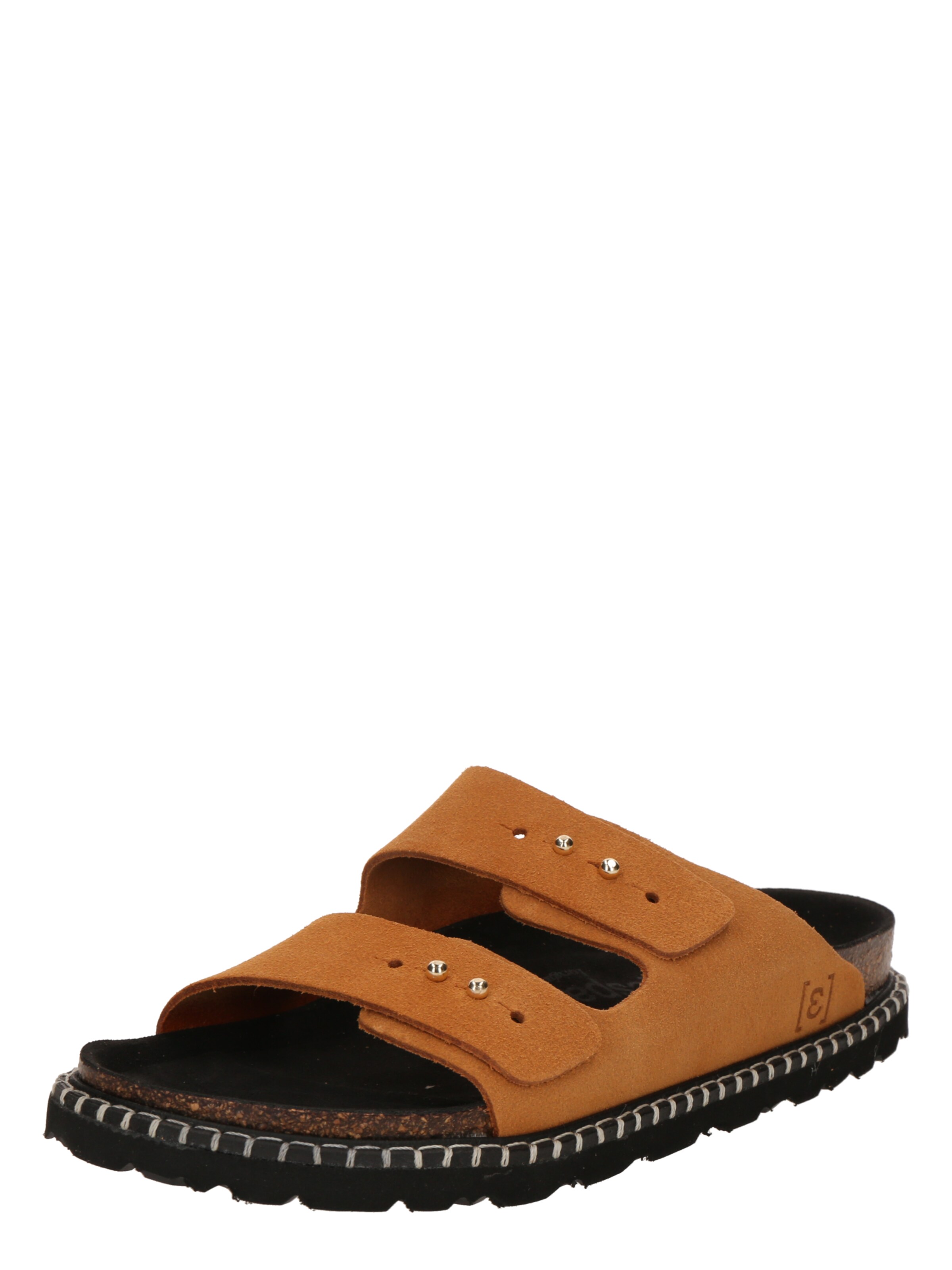 Saboți 'AMI' de la espadrij l´originale pe maro: față